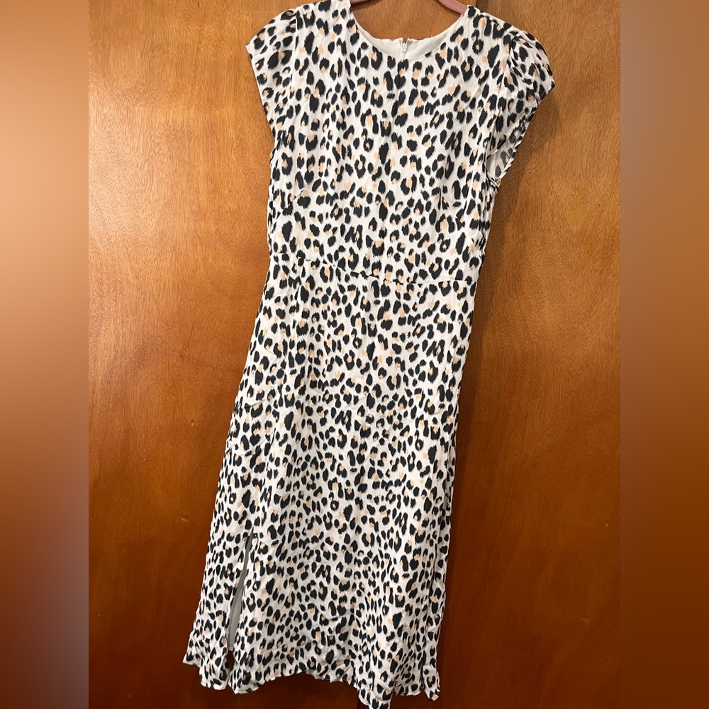 Loft Stylish Leopard Print Knee length Dress